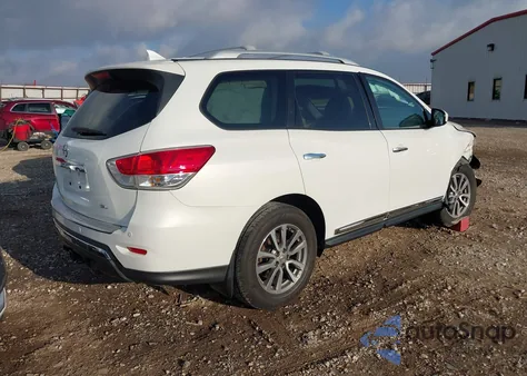 2014 Nissan Pathfinder Sl z USA, uszkodzony, nr VIN 5N1AR2MN4EC708751